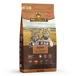 Wolfsblut Wide Plain PUPPY Hundefoder Med Hest 12,5 kg